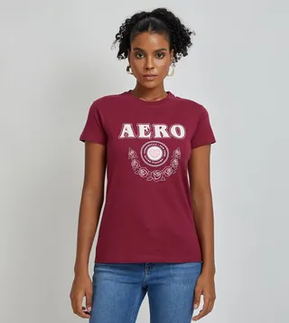 Aero Printed Crew Neck T-Shirt