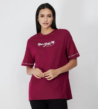 Aero Women Printed Short Sleeves T-Shirt