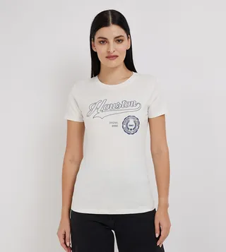 Aero Women Regular Fit Printed T-Shirt