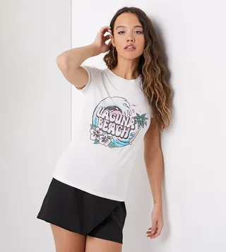Graphic Printed Crew Neck T-Shirt