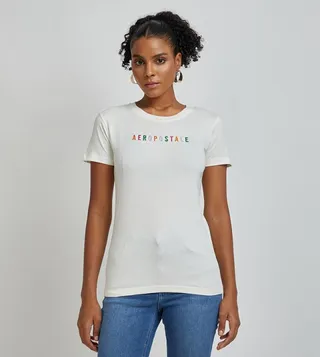 Aero Embroidered Crew Neck T-Shirt