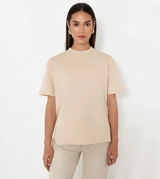 Pack of 3 Solid Mock Neck T-Shirts