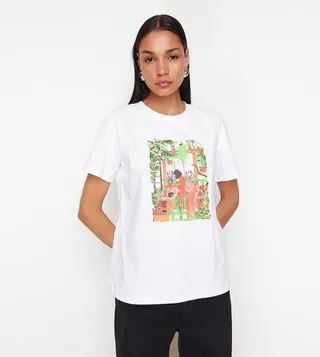 Printed Short Sleeves T-Shirt
