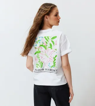 Printed Crew Neck T-Shirt