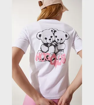 Back Printed Short Sleeves T-Shirt
