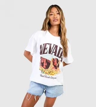 Nevada Printed Oversized T-Shirt