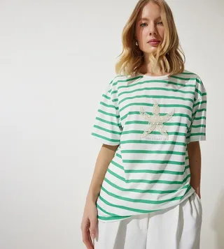 Striped Oversized T-Shirt