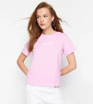 Embroidered Short Sleeves T-Shirt