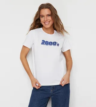 Printed Crew Neck T-Shirt