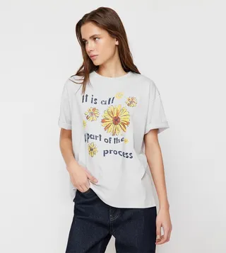 Printed Crew Neck T-Shirt