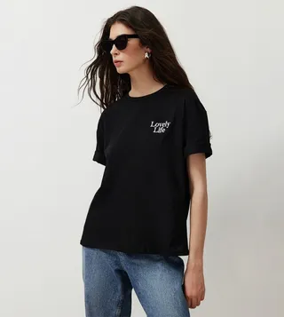 Printed Crew Neck T-Shirt
