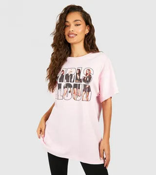 Girls Aloud License Oversized T-Shirt