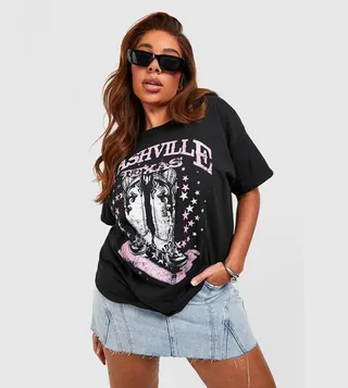 Cowboy Stars Oversized T-Shirt