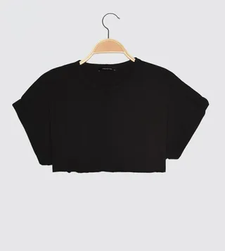 Super Crop Knitted T-Shirt