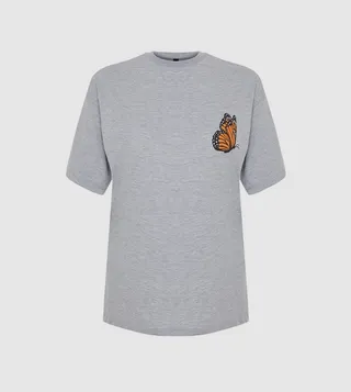 Printed Short Sleeves Oversized T-Shirt