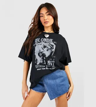 Blondie Oversized License Band T-Shirt