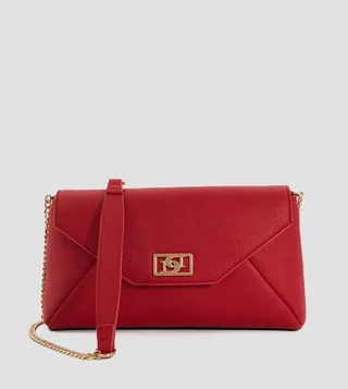ELISSIA Logo Detail Shoulder Bag
