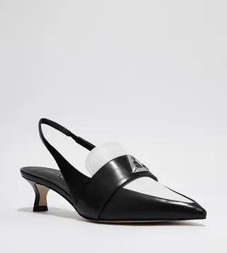 Trice Metal Accent Slingback Pumps