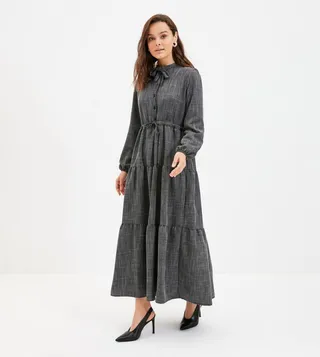Self Designed Tiered Maxi Dress