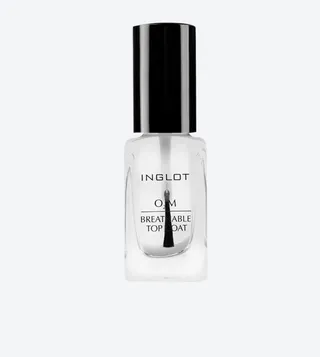 O2m Breathable Nail Top Coat - Clear