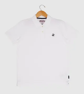 Logo Embroidered Short Sleeves Polo T-Shirt
