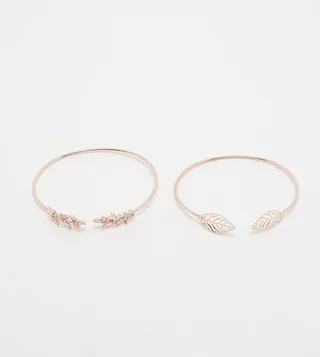 LEGELIDDA 2-Pack Gold-Tone Bracelets