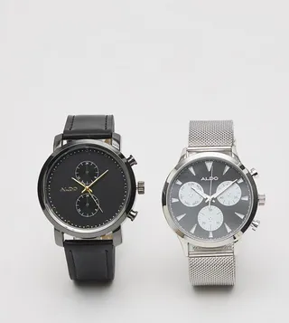 WALLBURG Pack of 2 Analog Watches