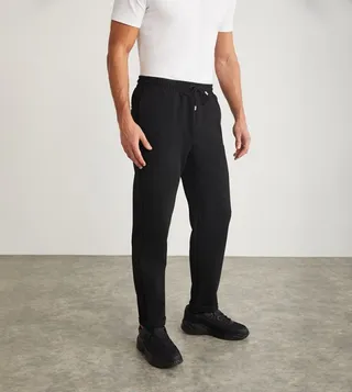 Textured Drawstring Waist Trousers