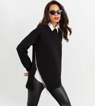 Asymmetric Detail Sweatshirt