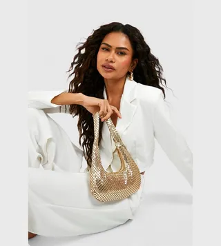 Premium Shimmer Shoulder Bag