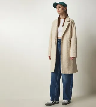 Lapel Collar Boucle Coat