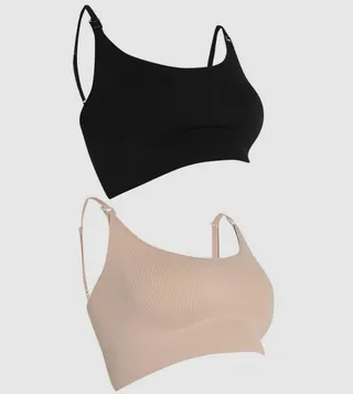 Longline Nursing Bra 2 Pack