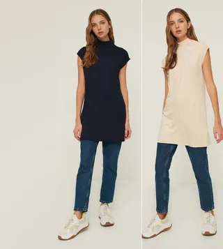Vertical Collar Tunic