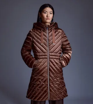 Real Down Packable Mid Coat