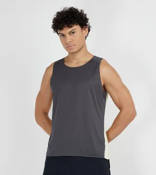 Color Block Crew Neck Active Tank Top