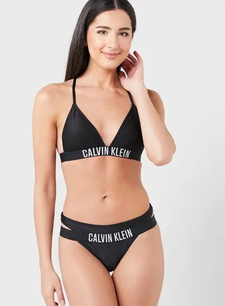 Logo Band Bikini Bottom