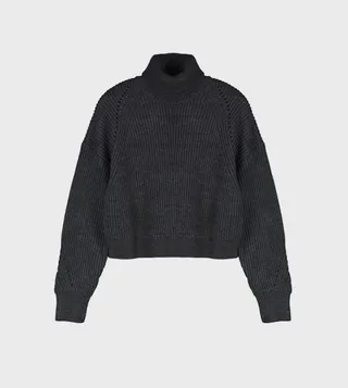Knitted Turtleneck Long Sleeves Sweater