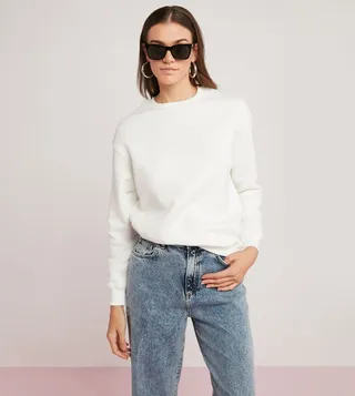 Solid Long Sleeves Sweatshirt