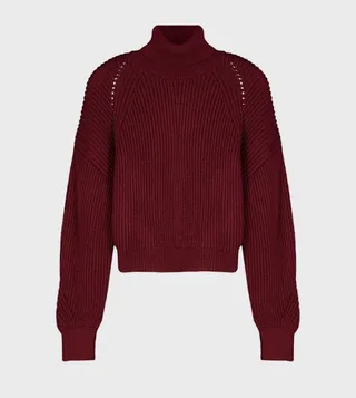 Knitted Turtleneck Long Sleeves Sweater