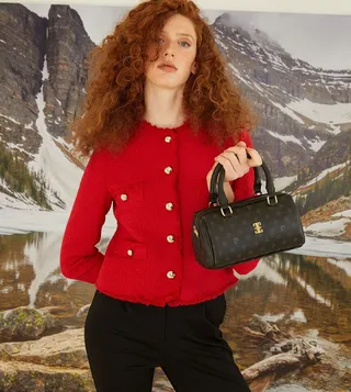 Patterned Handheld Bag