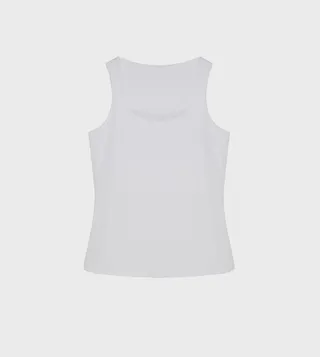 Solid Sleeveless Scuba Top