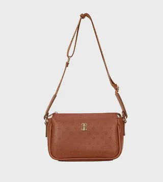 Metal Accent Shoulder Bag