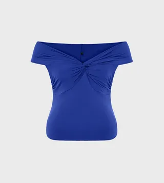 Knot Detail Off Shoulder Top