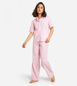 Striped Short Sleeves Pyjama Set