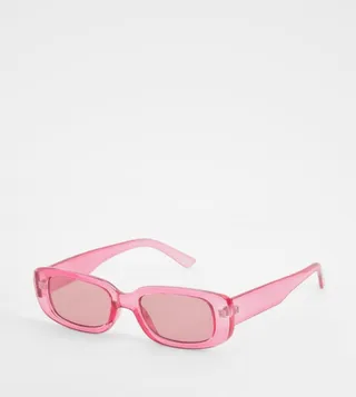 Clear Rectangular Sunglasses
