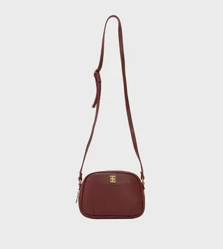 Metal Accent Crossbody Bag