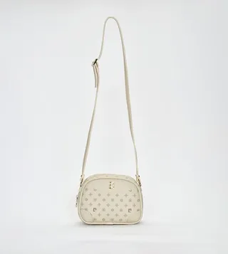 Patterned Top Handle Bag