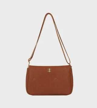 Metal Accent Shoulder Bag