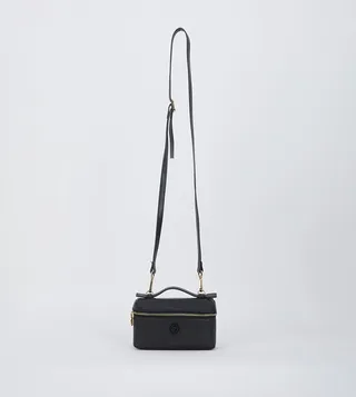 Metal Accent Crossbody Bag
