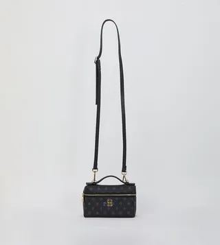 Metal Accent Crossbody Bag